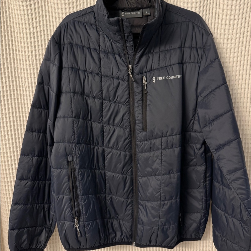 Free Country Men's Dark Gray Puffer Jacket